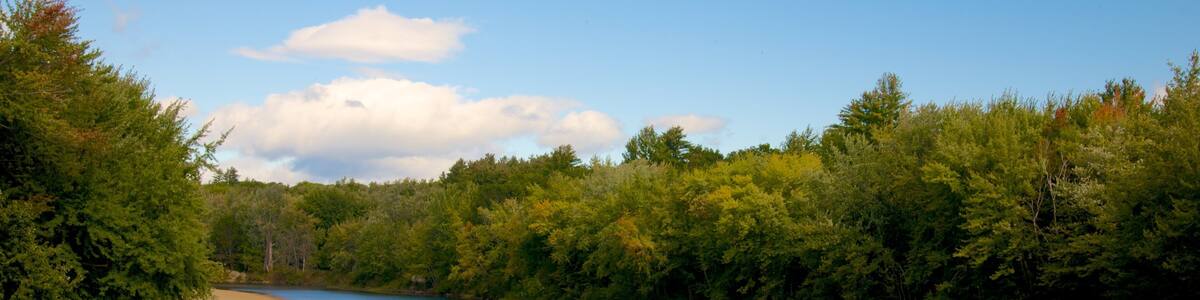 Fryeburg showing a river or creek