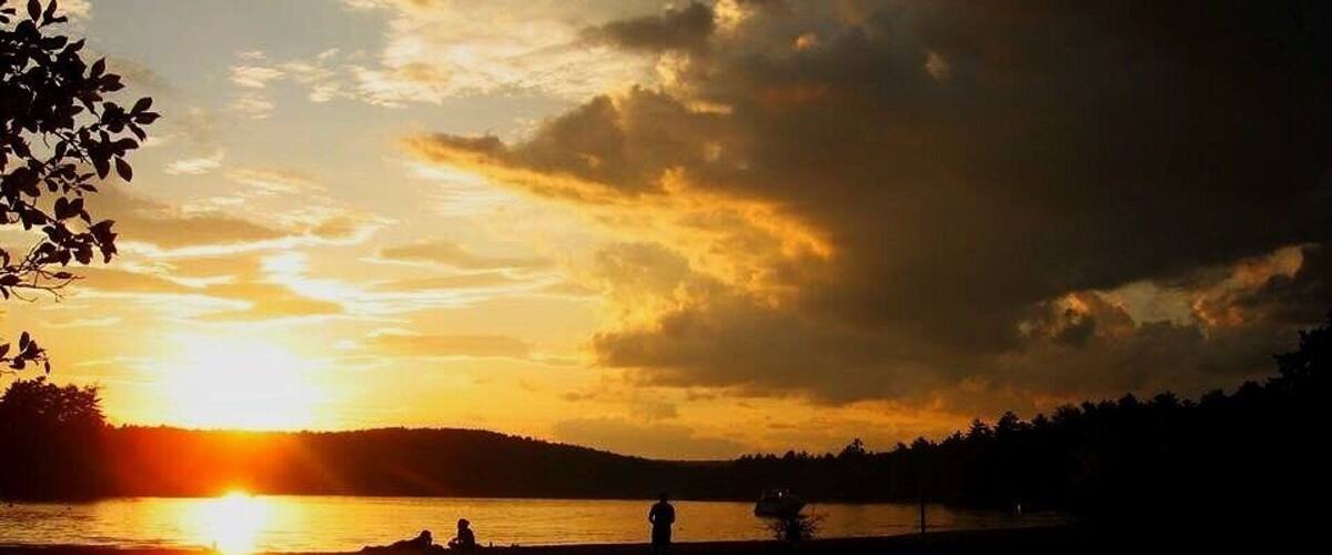 Each night just before sunset, people gather near this country be and watch the sunset as the enjoy the warm summers waters and shallow Sandy bottom perfect for wading and evening fishing.
# BeachBound