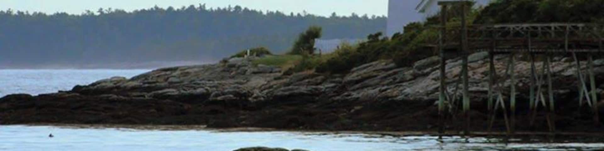 Sleepy seaside town. With everything you expect Maine to look like