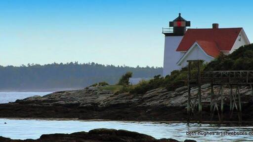 Sleepy seaside town. With everything you expect Maine to look like