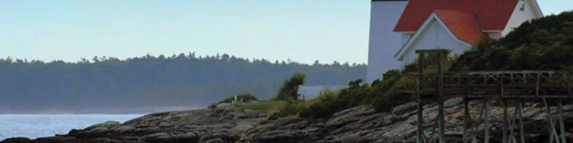 Sleepy seaside town. With everything you expect Maine to look like