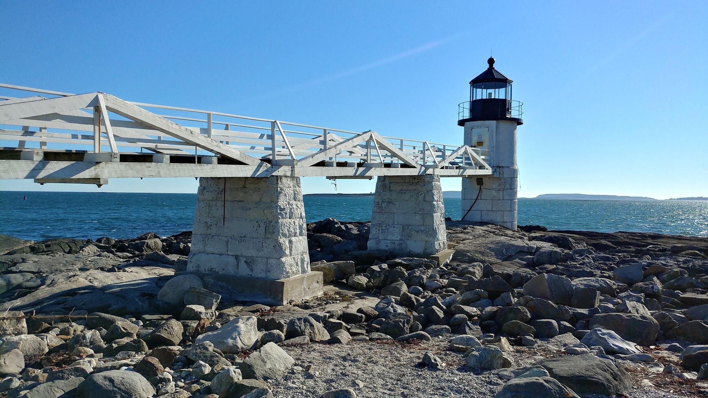 Marshall Point Lighthouse...  Aka "The Forrest Gump Lighthouse" made famous by the movie Forrest Gump when Forrest ran coast coast across the US