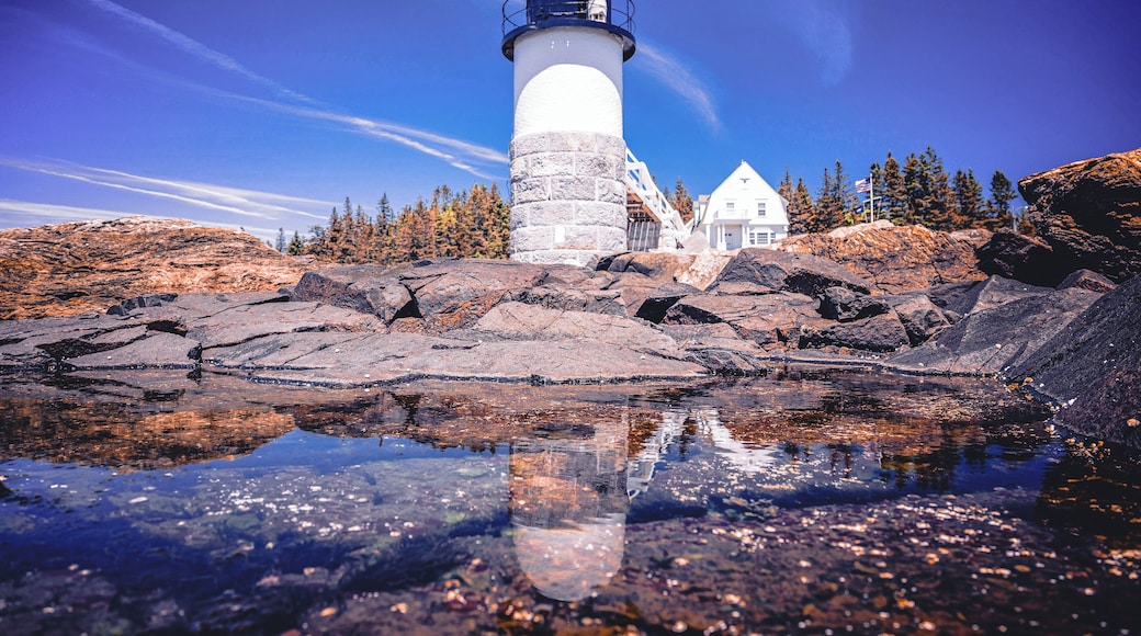 Marshall Point Lighthouse is located near the fishing village of Port Clyde, Maine. The Lighthouse property includes the wonderful light, connected via the long wooden runway to the property, a lovingly-restored Keeper’s House, as well as welcoming grounds and complimenting gardens. In The Keeper’s House, there is an extensive museum housing exhibits centered on the lighthouse as well as a historic look into the industries and life on our peninsula.
As an interesting detail, in the movie “Forest Gump” Tom Hanks concluded his long run on the lighthouse runway.
There is “limited” but adequate parking available with easy access to the grounds and Museum.
#lighthouse #maine