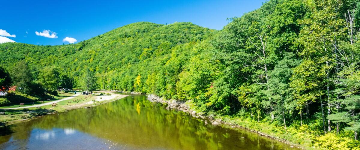 Deerfield River in Charlemont, Massachusetts