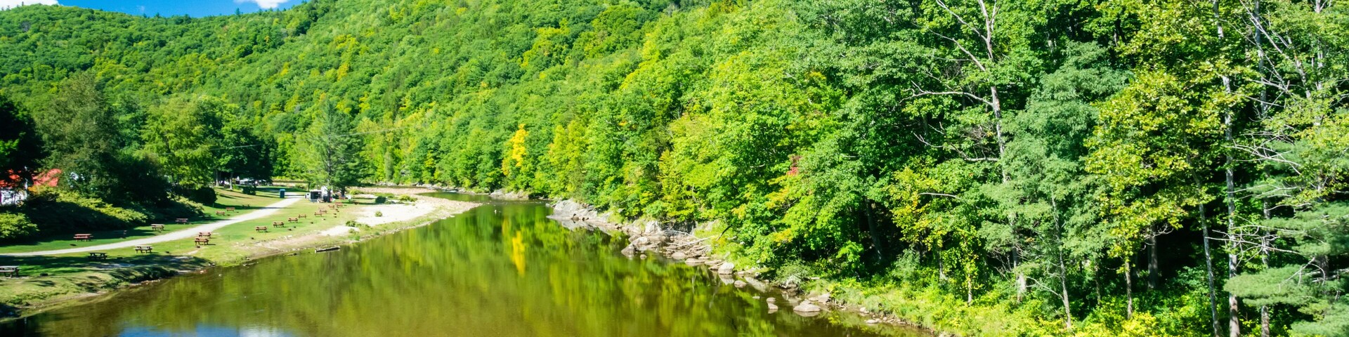 Deerfield River in Charlemont, Massachusetts