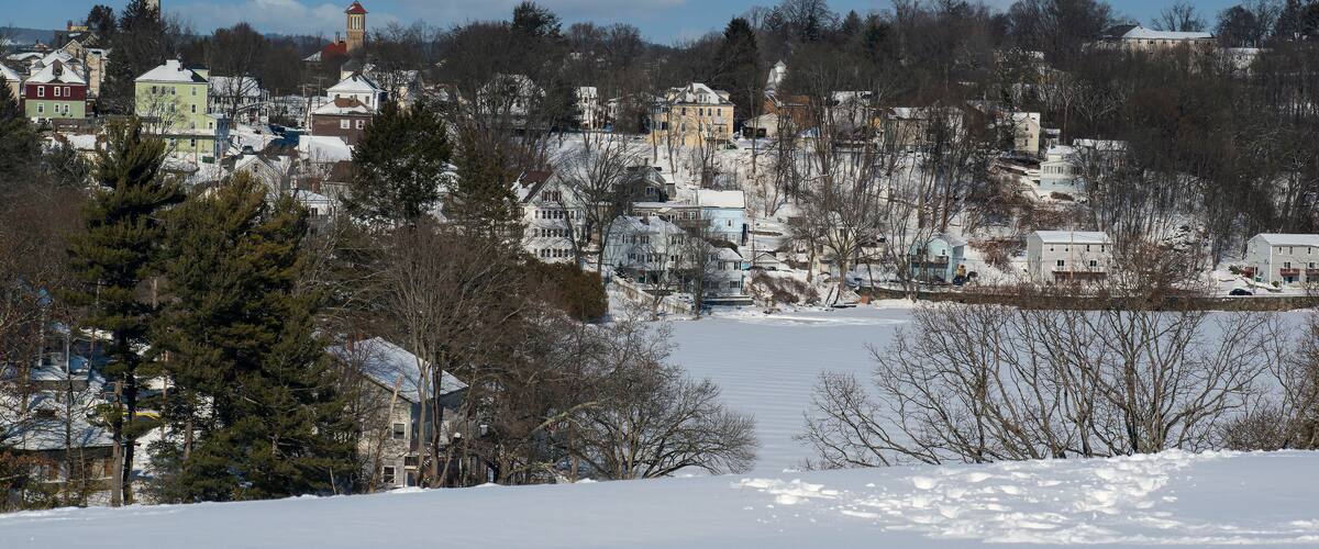 the town of clinton massachusetts from the wachusett dam
