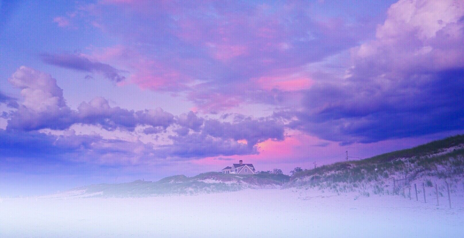 Solstice sunset tonight on Cape Cod. Pic taken by my son.