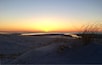 Cape Cod sunset. Mayflower Beach in March