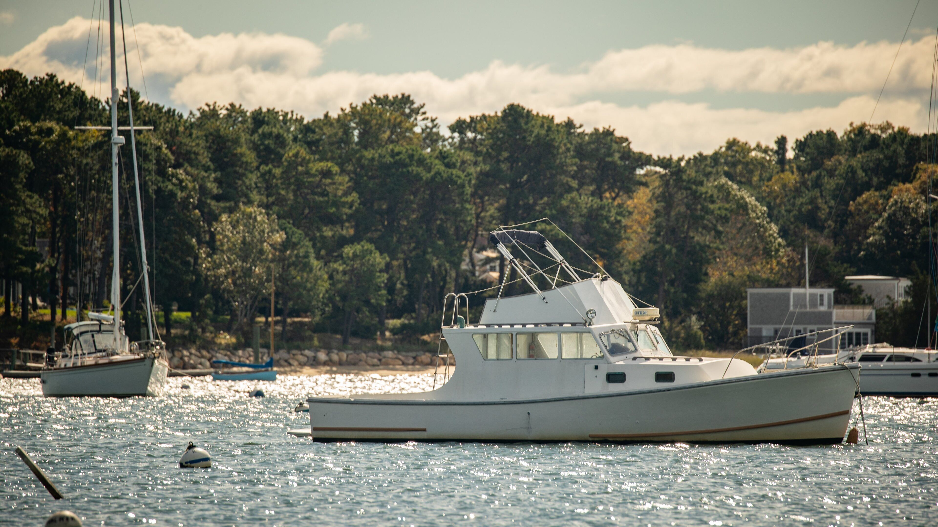 Osterville featuring a bay or harbor
