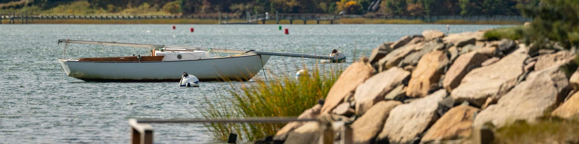 Osterville showing a bay or harbor