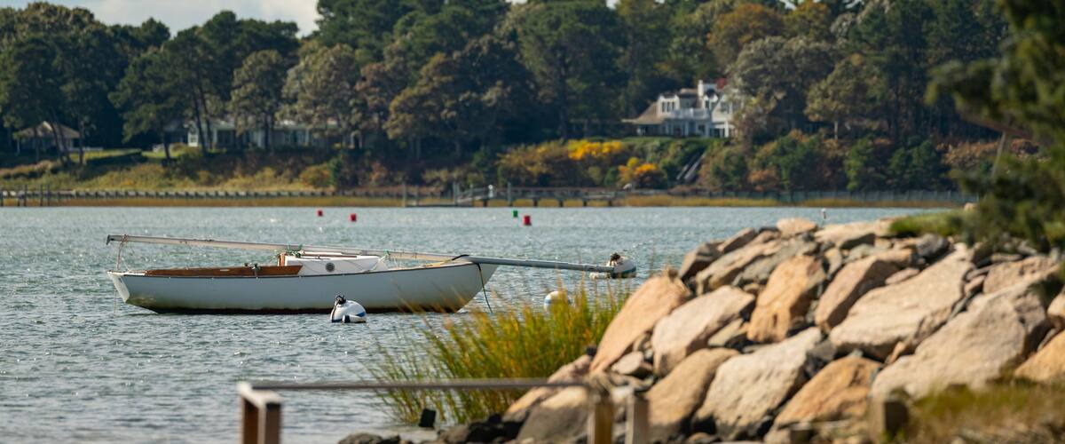 Osterville showing a bay or harbor