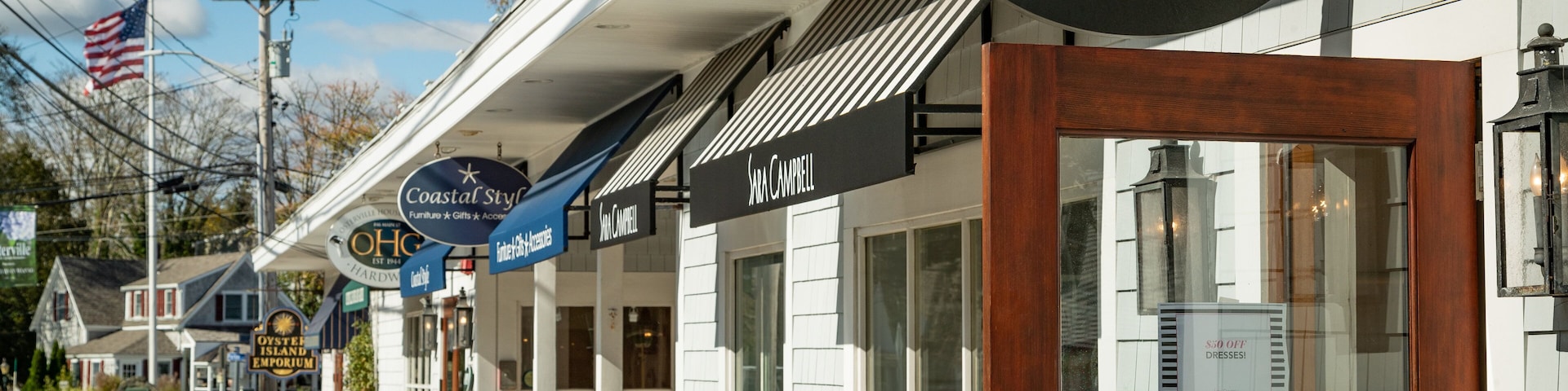 Osterville featuring signage