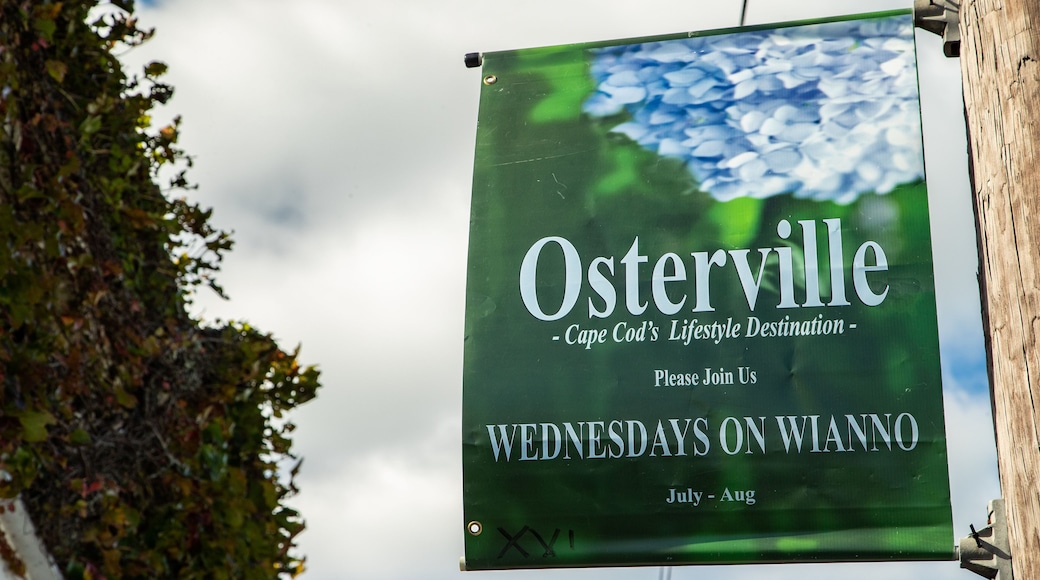 Osterville showing signage