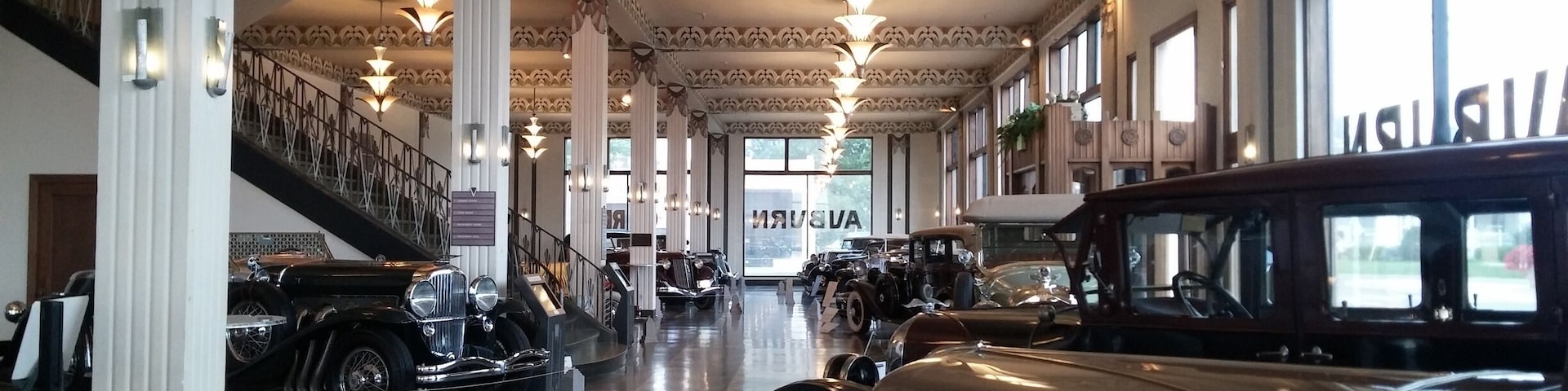 The building itself is a art deco work of art and the cars are truly amazing.