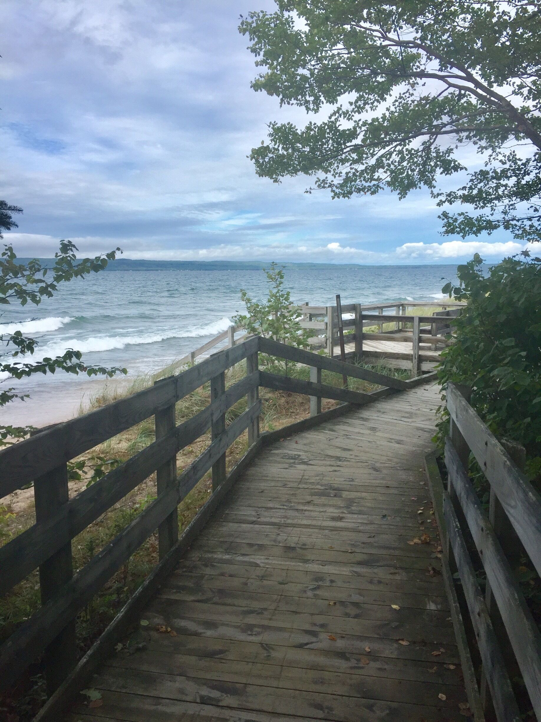 Pathway behind the Lighthouse at Point Iroquois