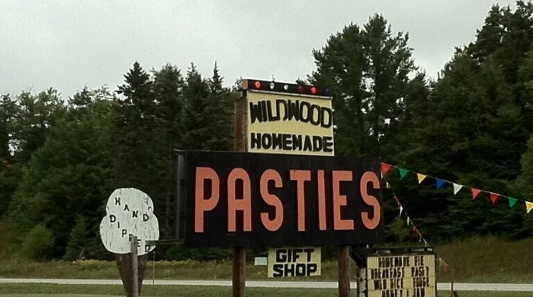 Incredibles pasties! I eat them with a touch of their brown gravy and ketchup! They have veggie ones as well, which my wife likes! They also have fresh smoked salmon as well... I'm having it for breakfast as I'm typing 