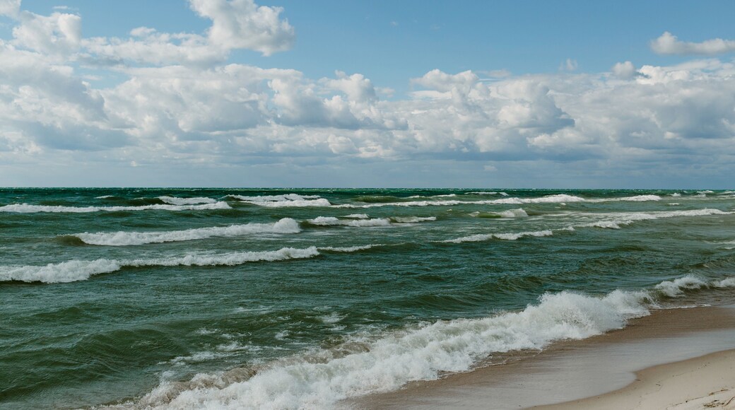 Wavy, Sunny Day on Lake Michigan