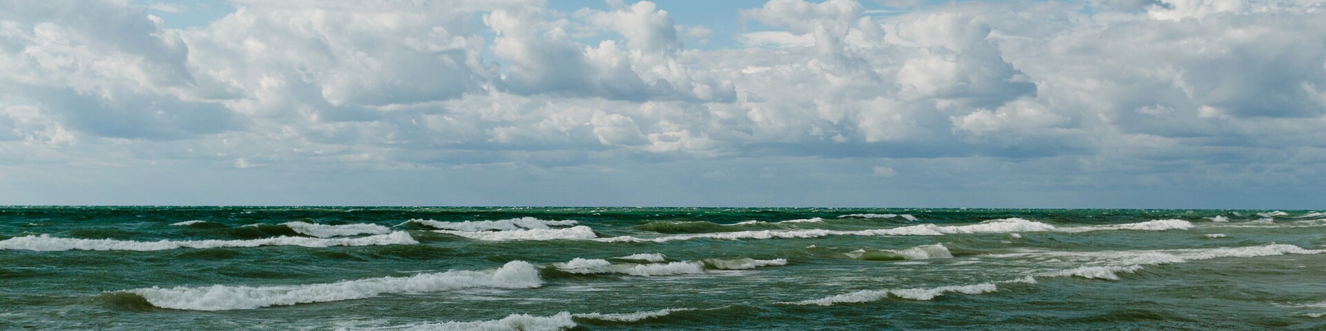 Wavy, Sunny Day on Lake Michigan