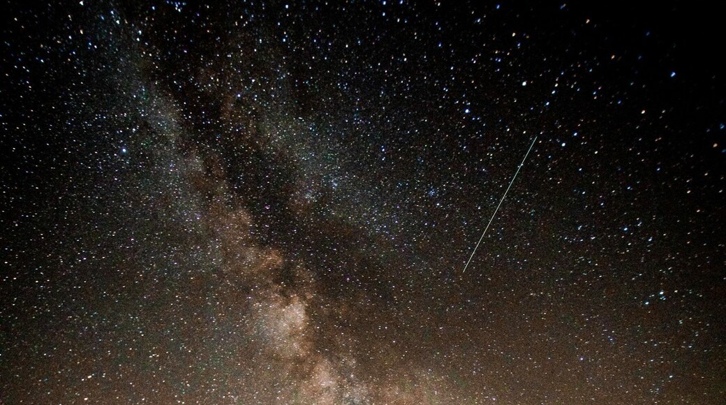 The Milky Way with Perseus Meteor at Port Crescent's Dark Sky Park.