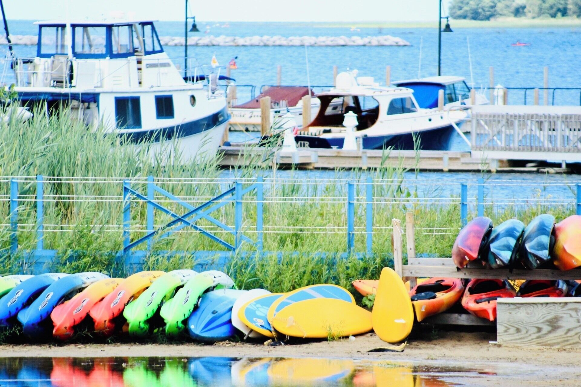 I just loved this kayak rainbow.