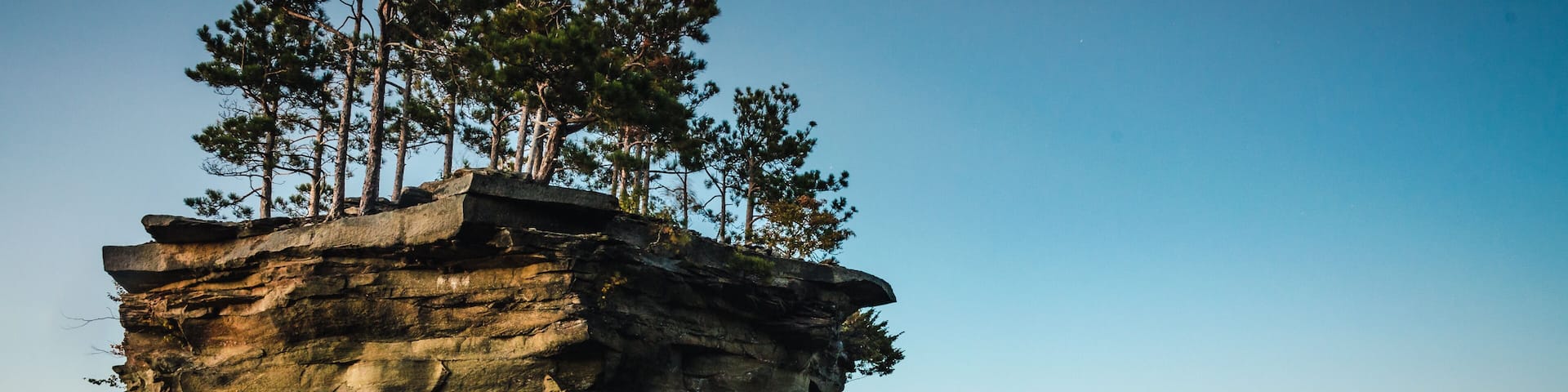 Turnip Rock at Michigan's Thumb in Port Austin