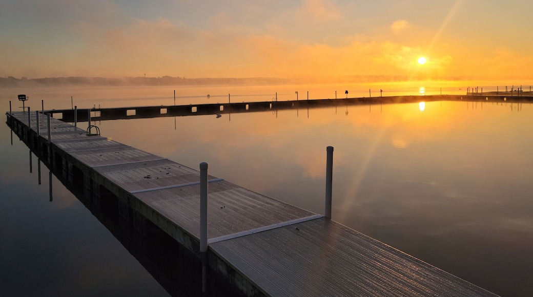 Autumn Sunrise over Gull Lake, Michigan