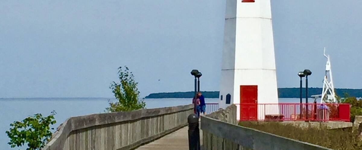 Beautiful day in St Ignance Michigan