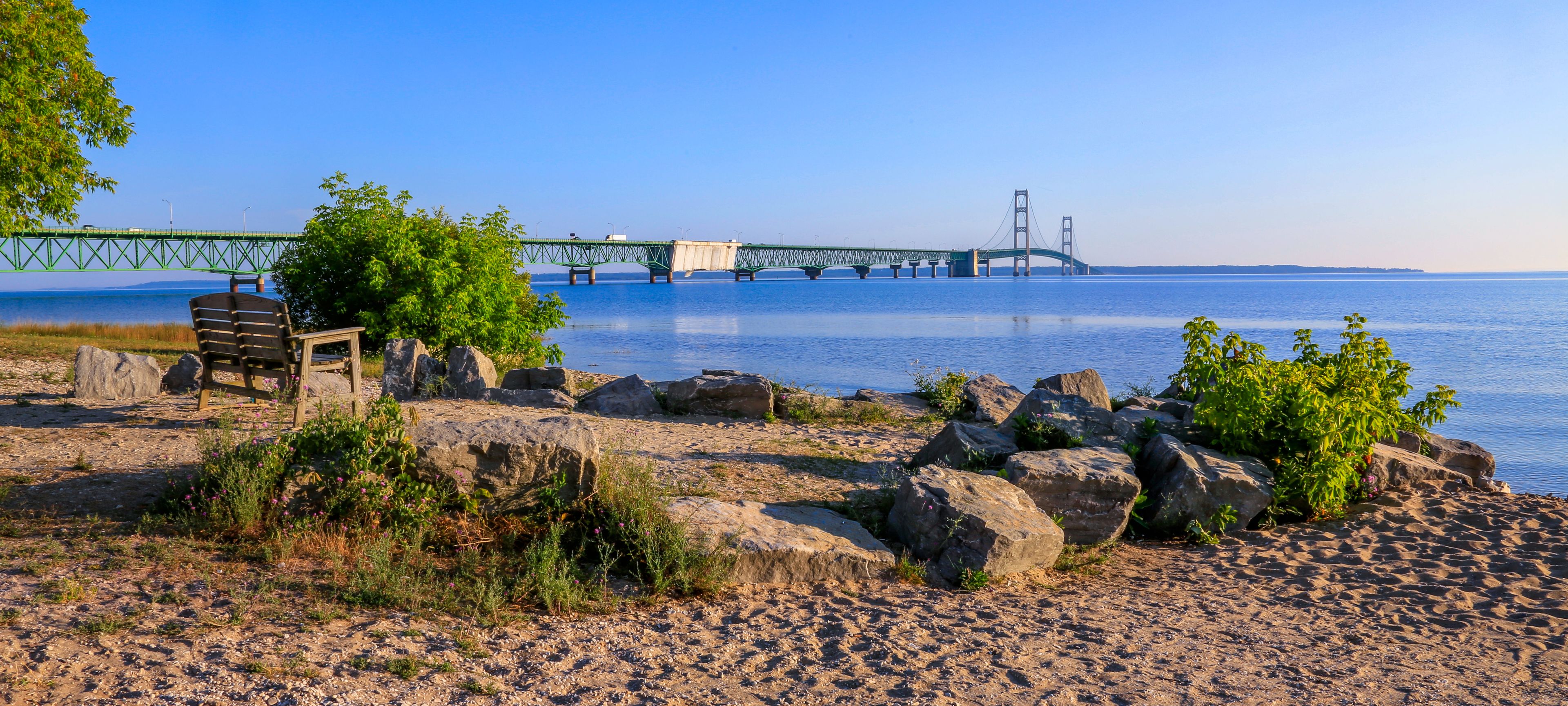 Mackinaw Bridge in the Morning