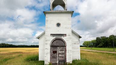 abandoned church outside Ada, MN