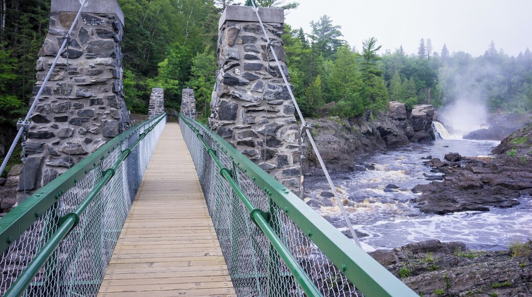 Newly reconstructed Swinging Bridge at Jay Cooke State Park, Duluth, MN