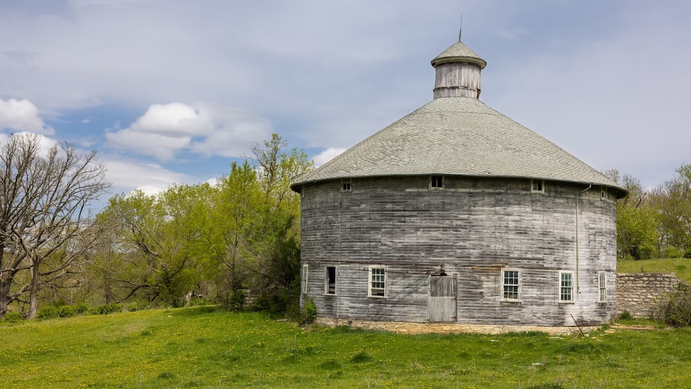 Old Wooden Round Barn