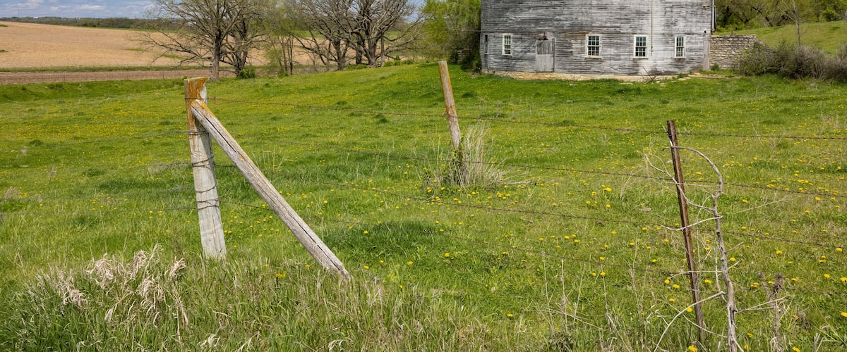 Old Wooden Round Barn
