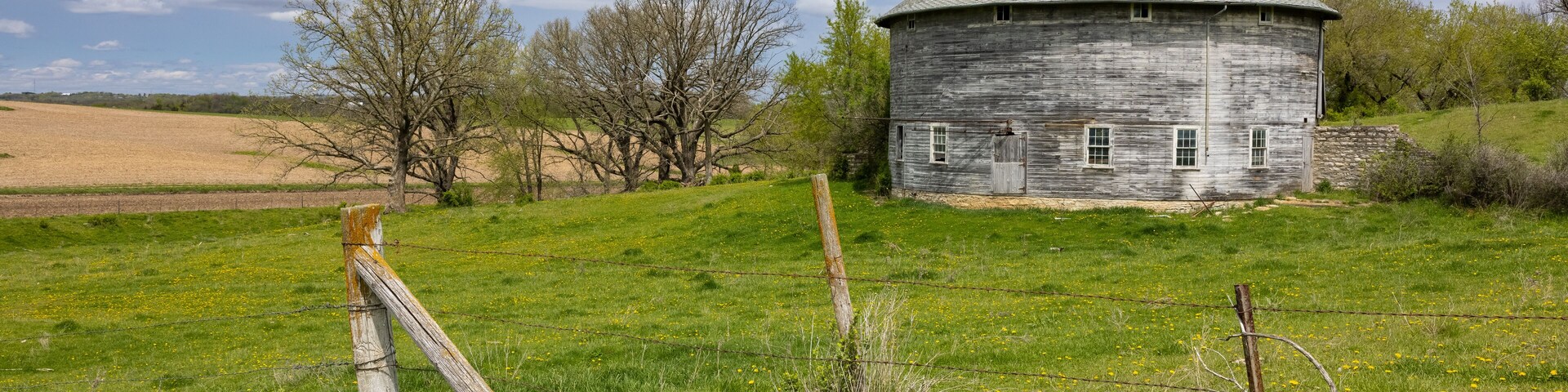 Old Wooden Round Barn