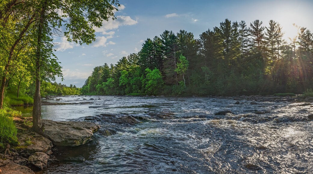 Sunrise Over the Kettle River in Minnesota Summer