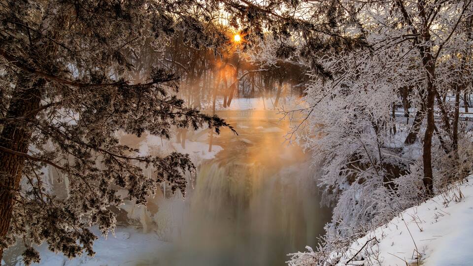 Winter Waterfall