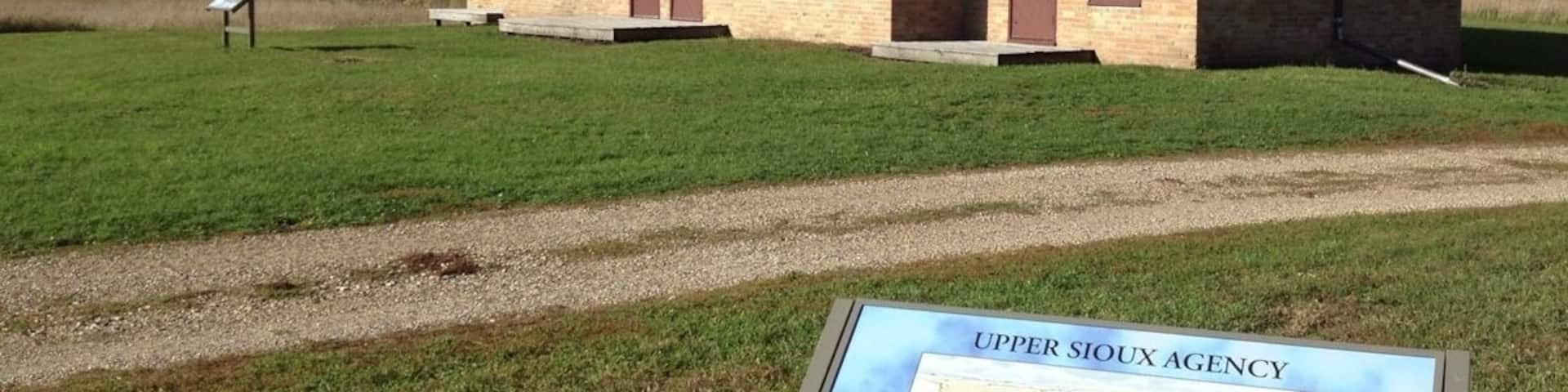 Minnesota State Park along the beautiful Minnesota River Valley. This is a historical location where Sioux tribes came for goods sold by the U.S. government. Tensions here led to the Sioux uprising and Dakota War of 1862, which left hundreds dead.