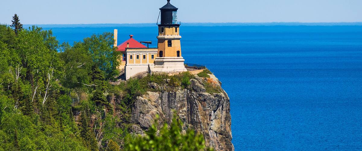 Split Rock Lighthouse on the north shore of Minnesota