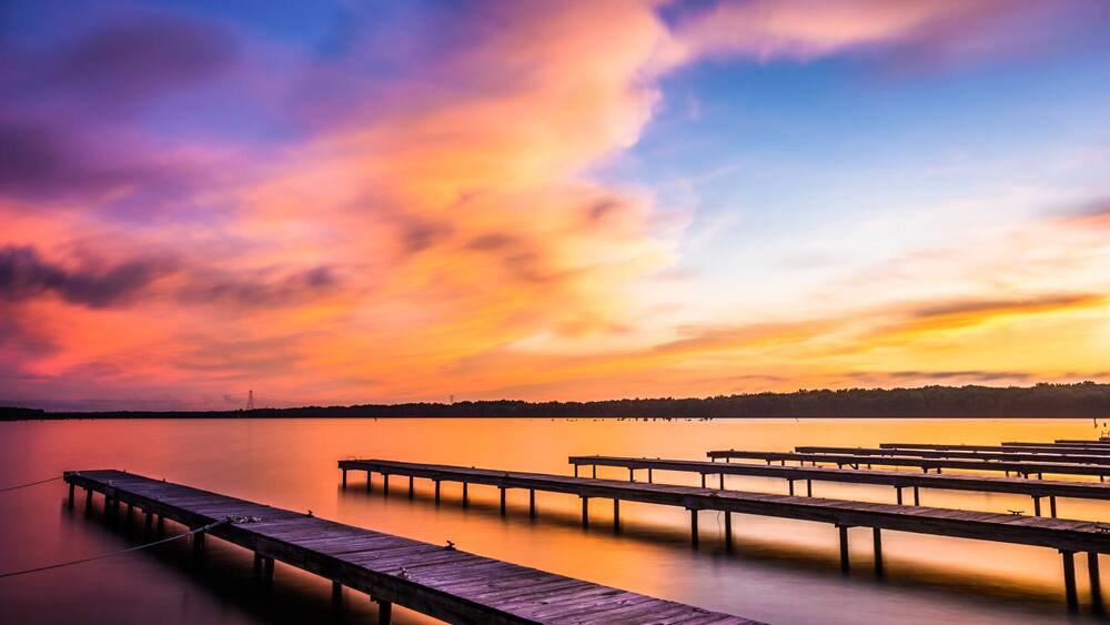 Sunset At Miway Marine, Fulton Mississippi