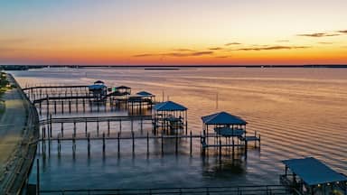 Piers on the Bay of Saint Louis, MS