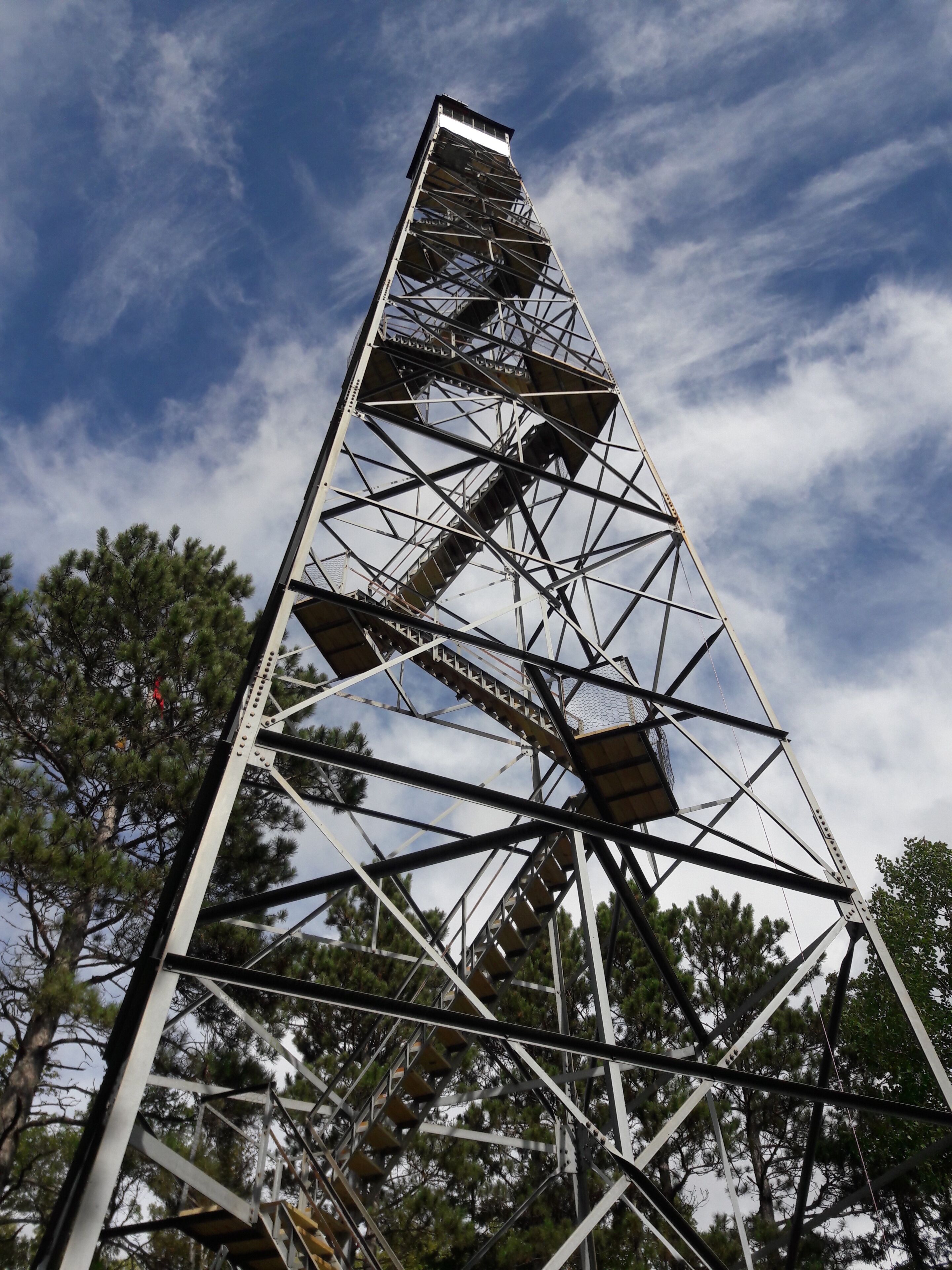 Old fire tower in Pequot Lakes, Minnesota 2019
