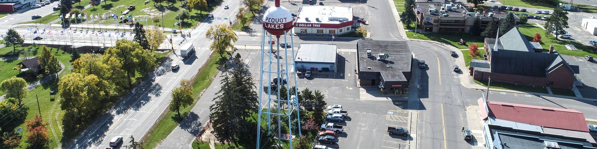 Pequot Lakes water tower