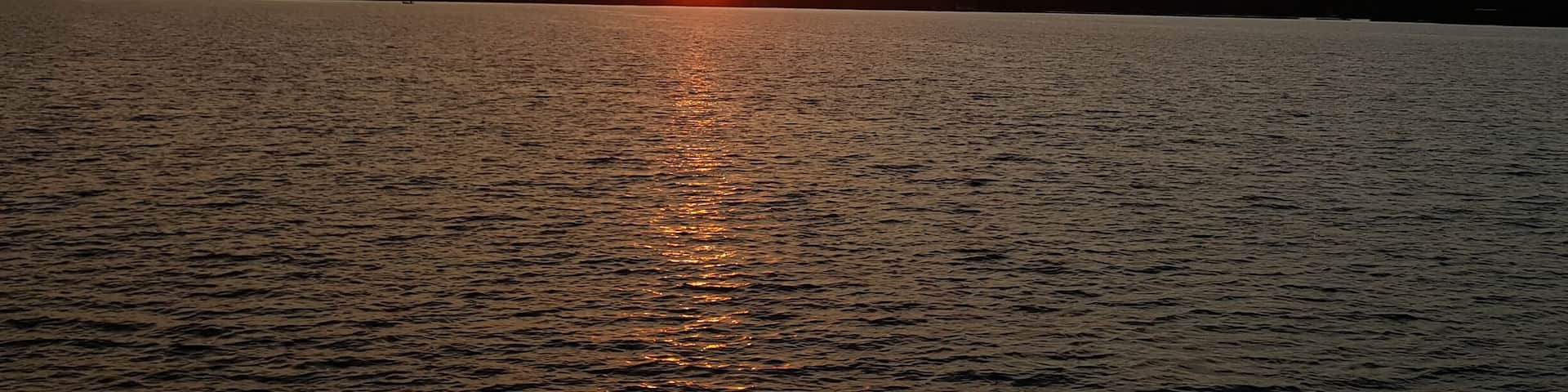 A sunset cruise upon the Breezy Belle. #Sunsets #LakeLife