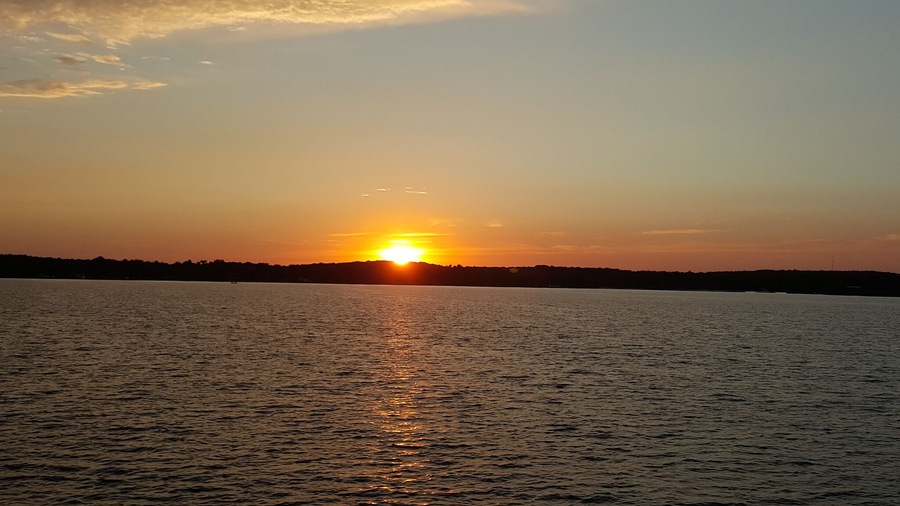 A sunset cruise upon the Breezy Belle. #Sunsets #LakeLife