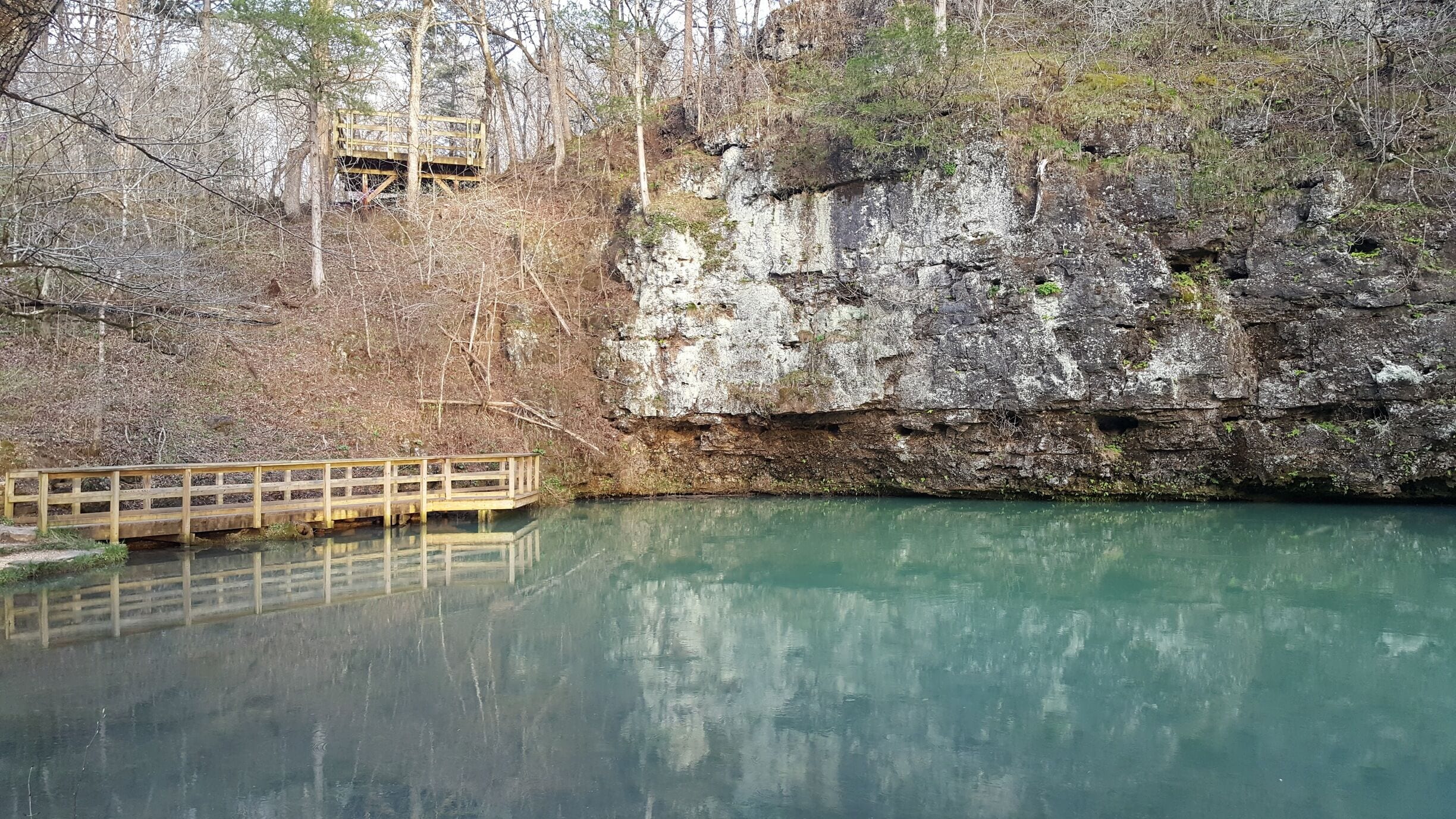 This is Blue Spring near Eminence MO. 81 Million Gallons of water comes out of the spring daily. #lifeatexpedia 