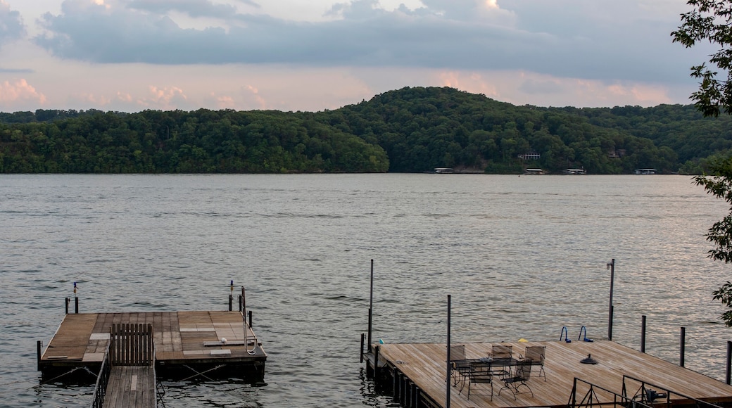 Scenic view of the Lake of Ozarks after the storm