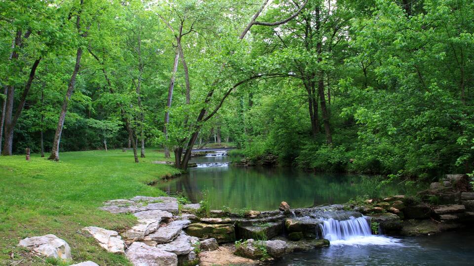 Waterfalls in the Missouri Ozarks