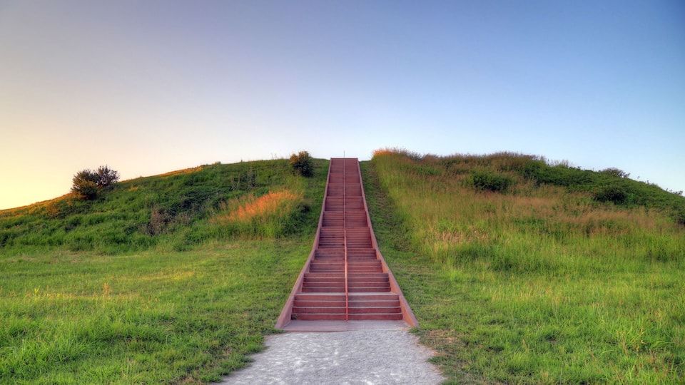 Cahokia Mounds in Collinsville, Illinois