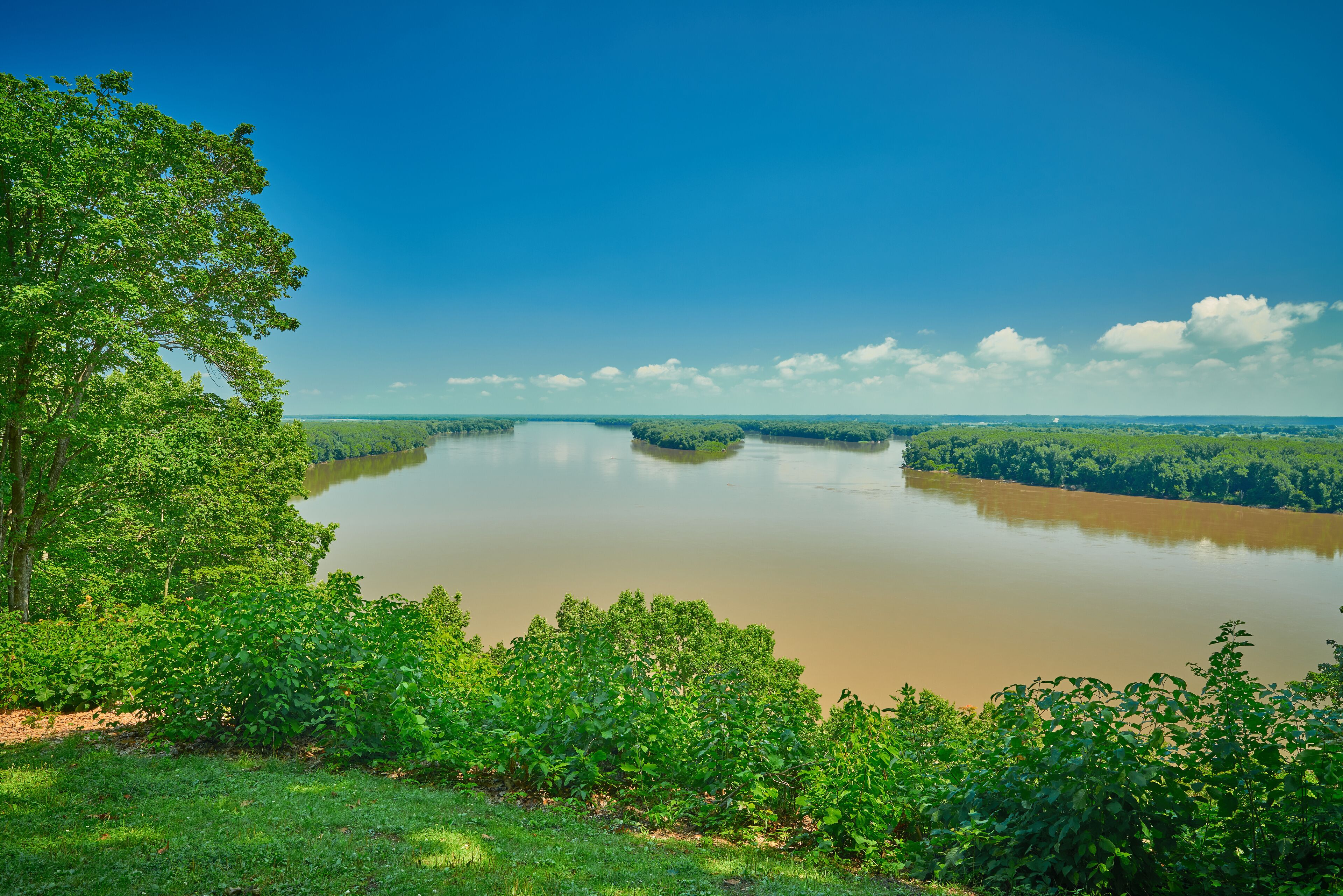 Mississippi River from Riverview Park Hannibal, MO