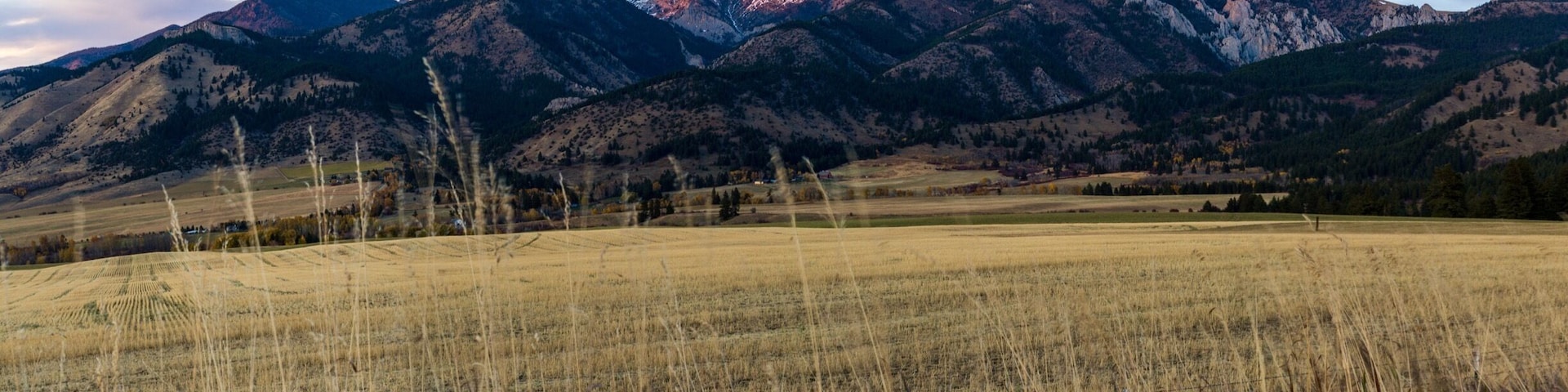 Bridger range at sunset featuring Ross and Sacajawea peak #outdoors #adventure #exploration #mountains #landscape