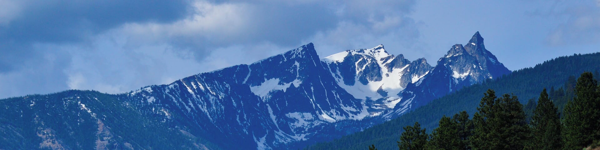 Seen from the pull off along the highway.